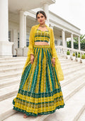 Anaita Multicolor Georgette Lehenga Choli With Sequence & Thread Work
