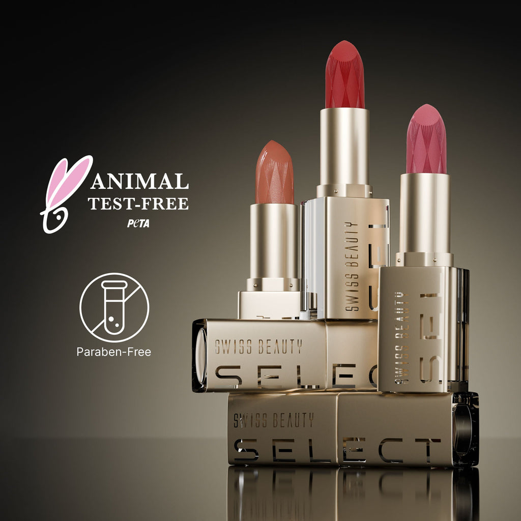 Swiss Beauty Select Creme Touch Hydrating Lipstick - 4 Perky Peach