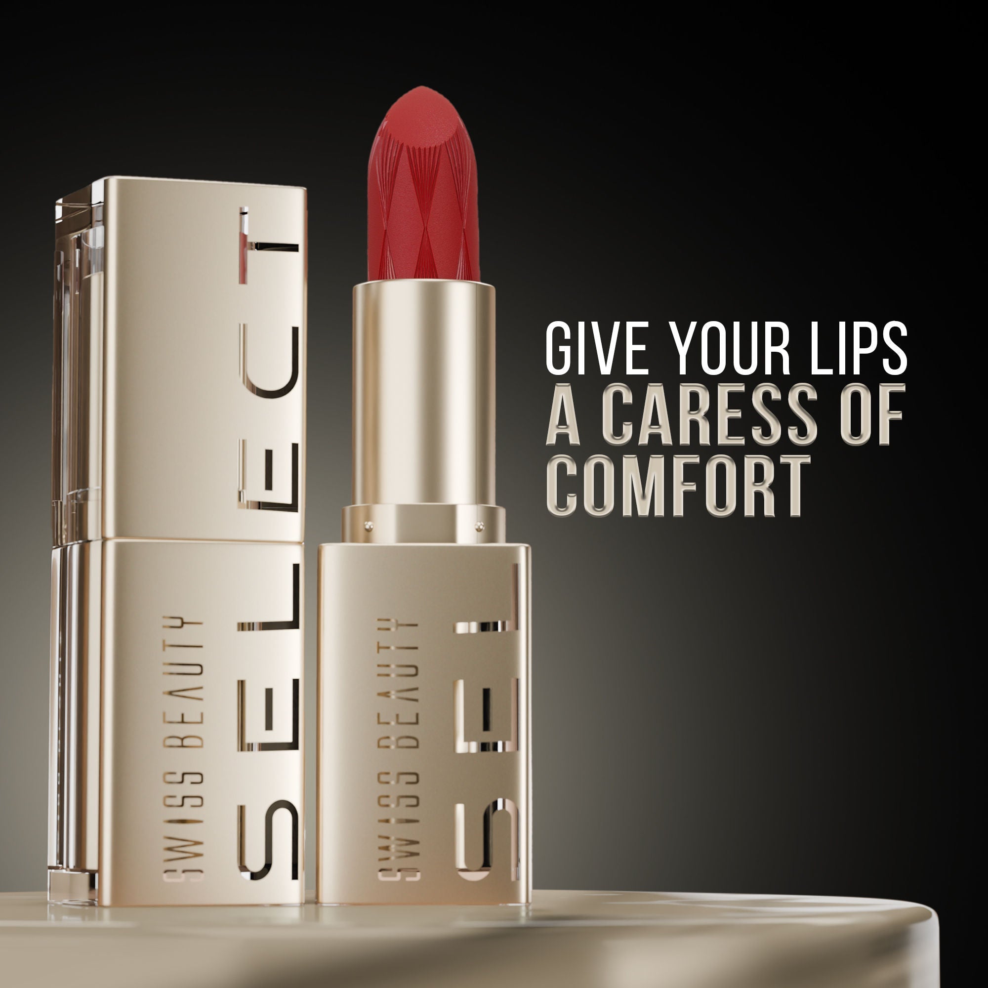 Swiss Beauty Select Creme Touch Hydrating Lipstick - 7 Noble Nude