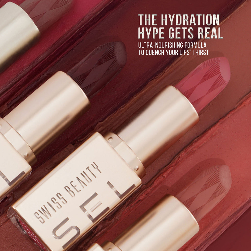 Swiss Beauty Select Creme Touch Hydrating Lipstick - 8 Passionate Pink