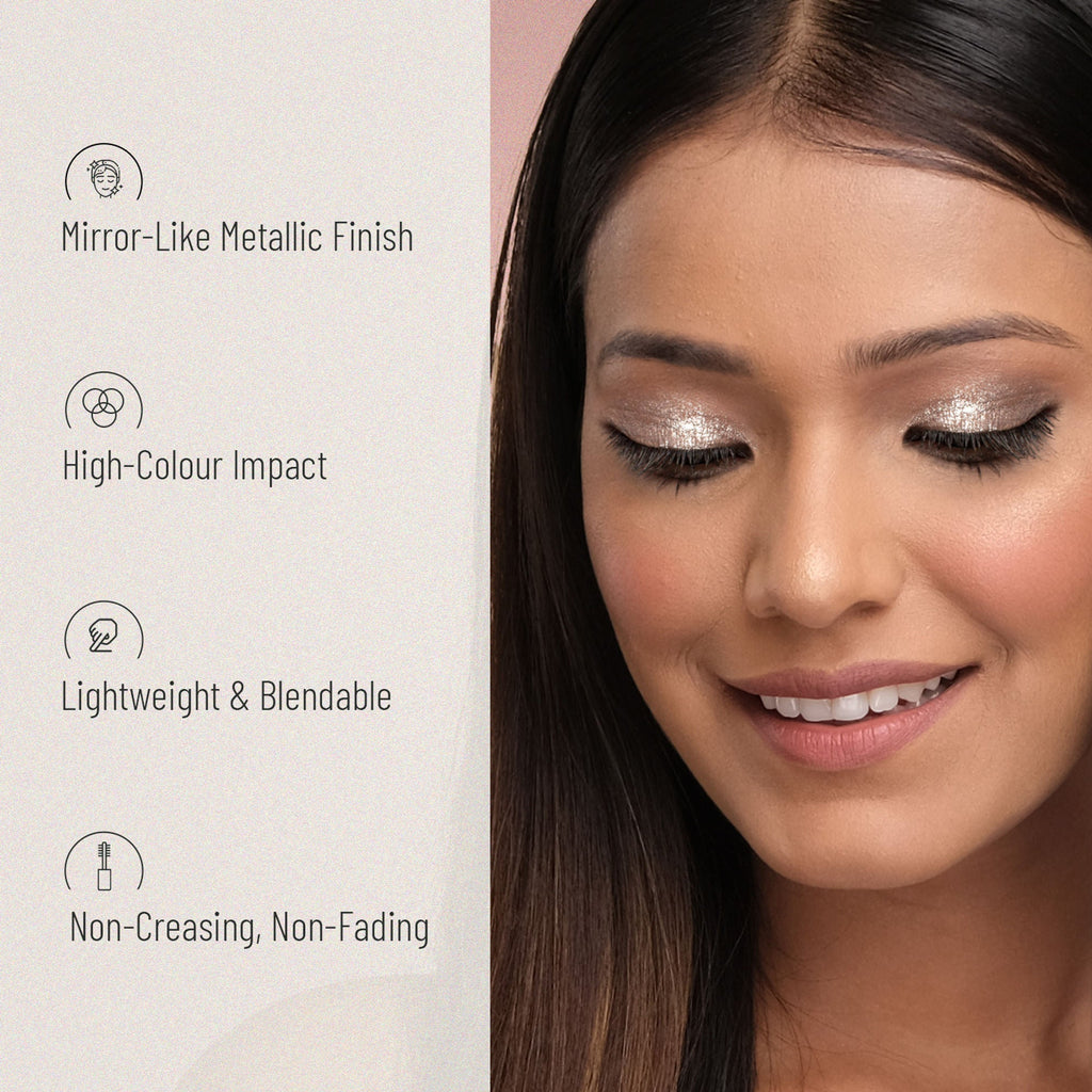 Swiss Beauty Metallic Liquid Eyeshadow - 01