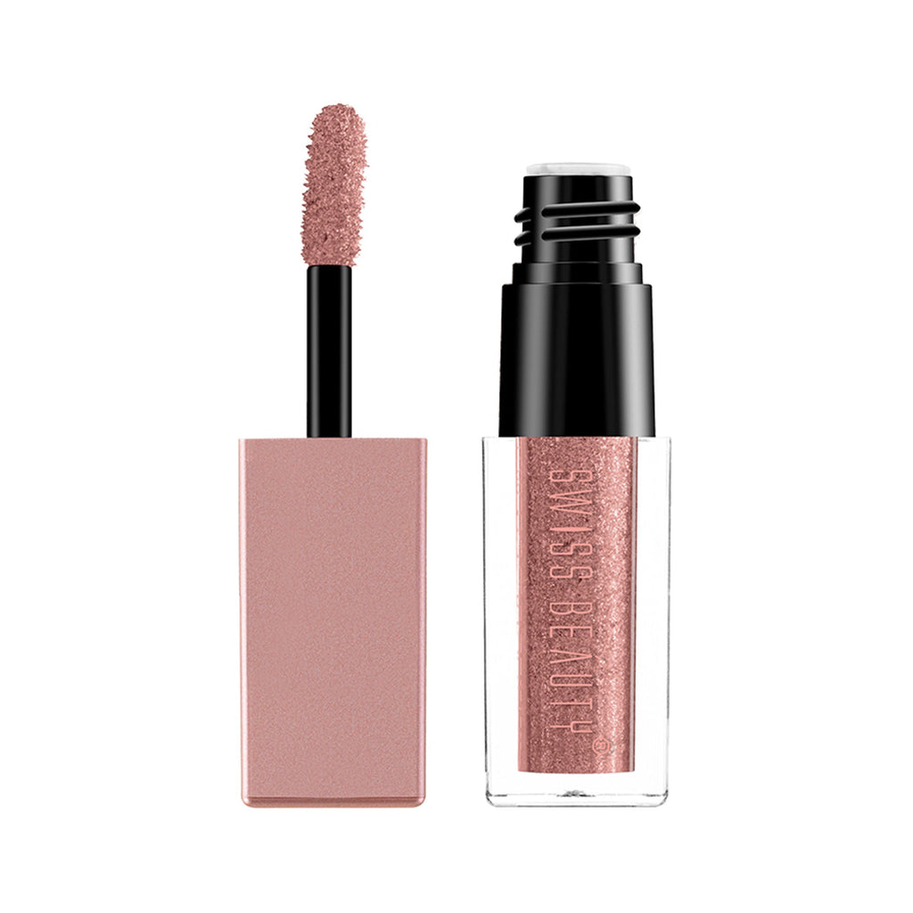 Swiss Beauty Metallic Liquid Eyeshadow - 05 Rose Gold Retro