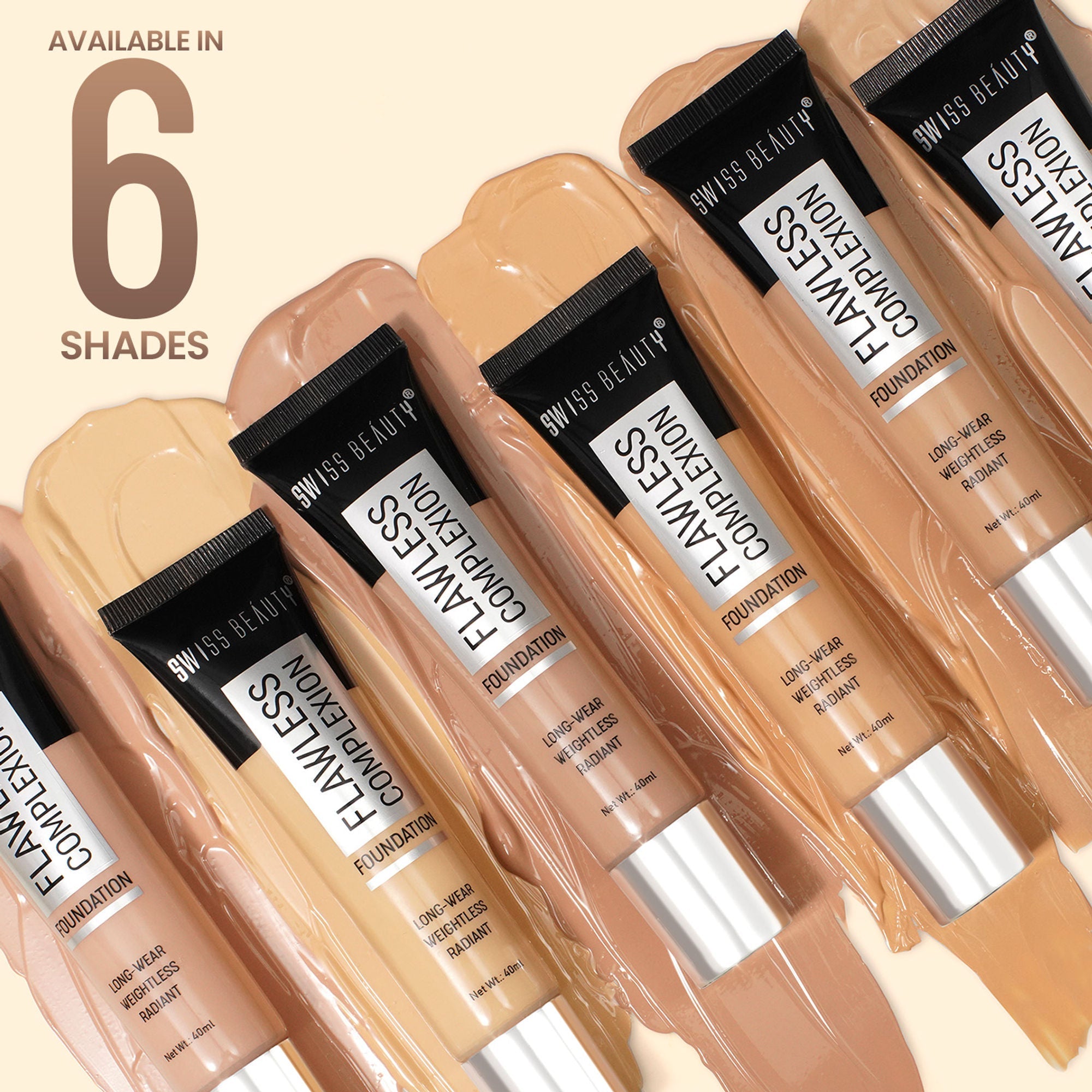Swiss Beauty Flawless Complexion Foundation - 3 Beige Natural