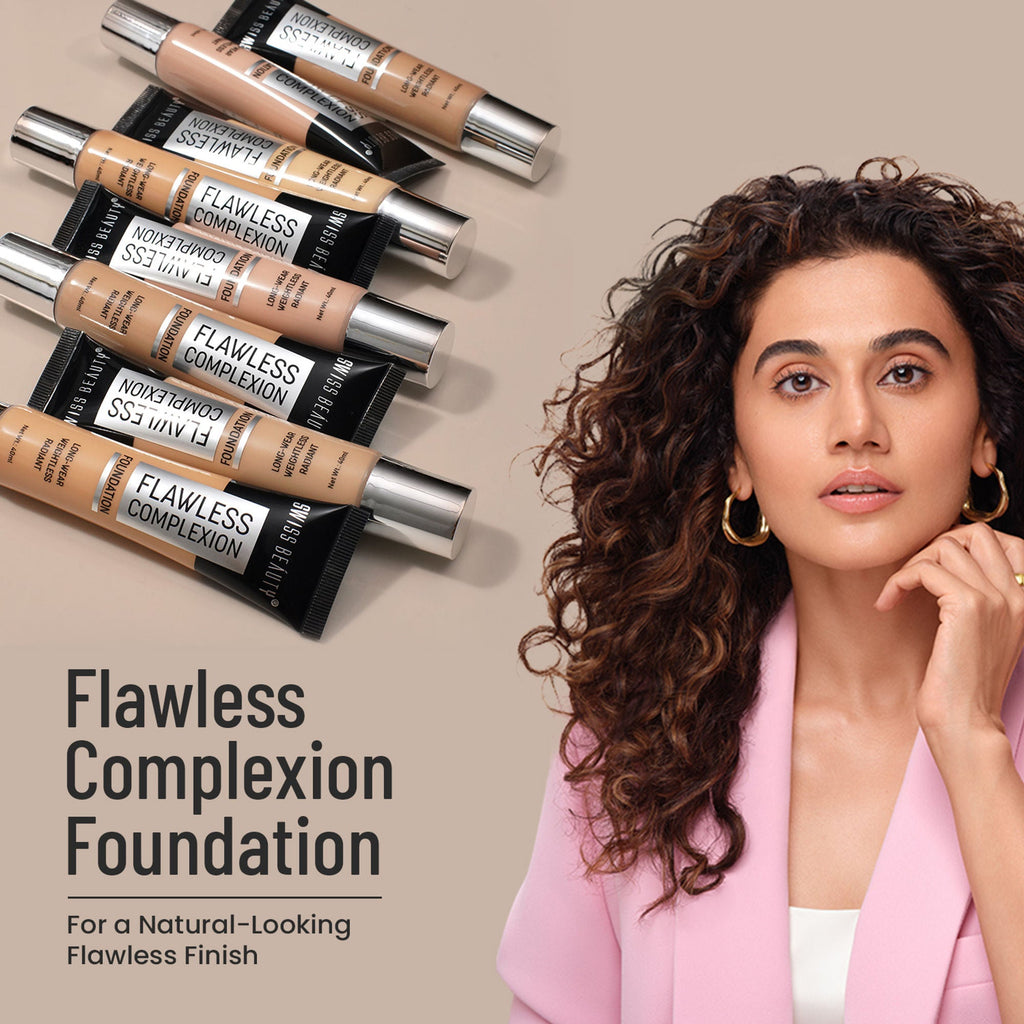 Swiss Beauty Flawless Complexion Foundation - 6 Beige Sand