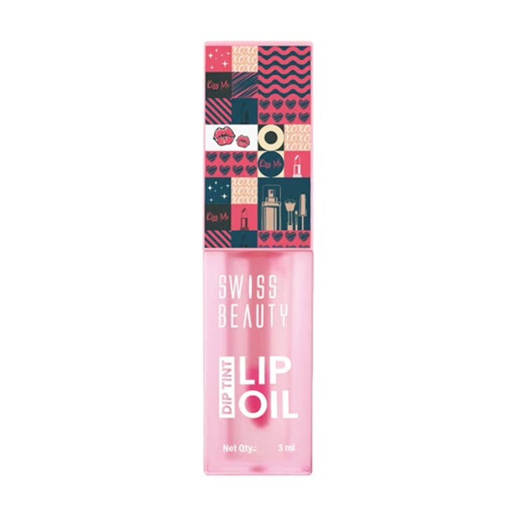 Swiss Beauty Dip Tint Color Changing Long Lasting With Vitamin-E PH Lip Oil - 3 Peach