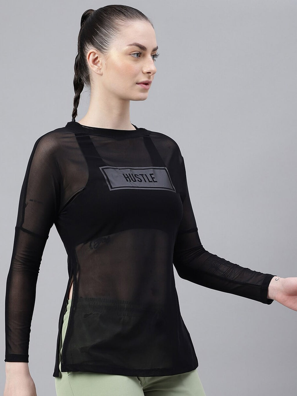 MKH Typography Printed Dri FIT Relaxed Fit Sports T-shirt