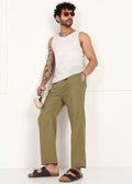 Fabmade Olive Root Linen Pyjama