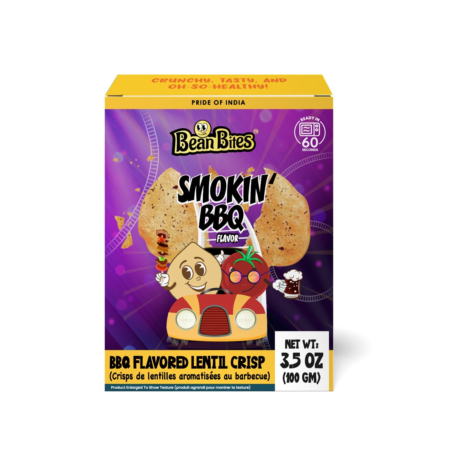 Bean Bites Smokin’ BBQ Lentil Crisp