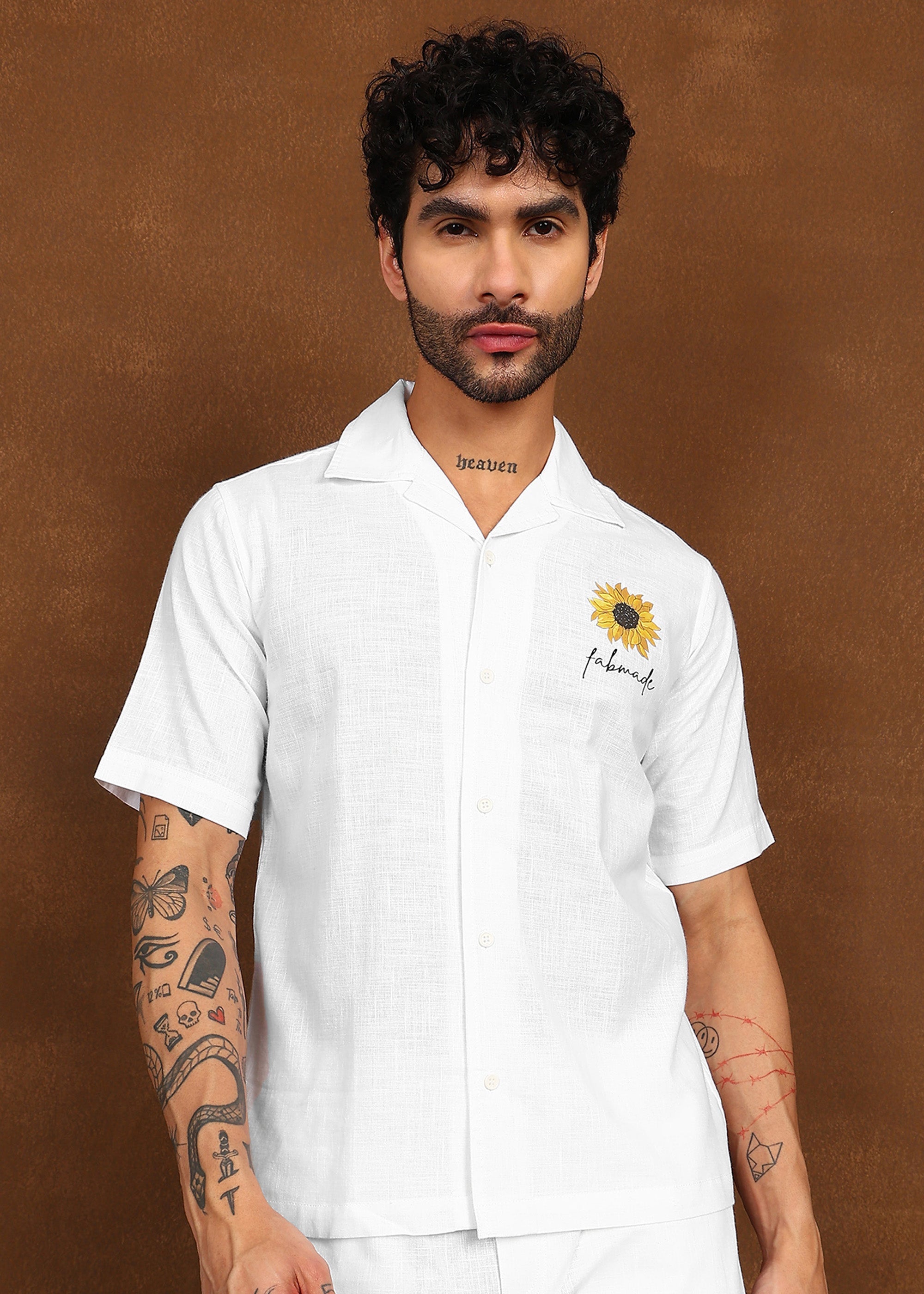 Fabmade Sunbloom Ivory Shirt