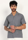 Fabmade Slate Ease Linen Shirt