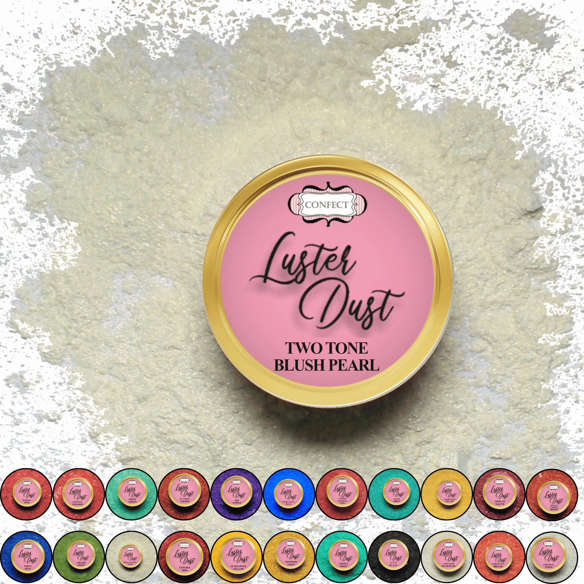 Confect Two Tone Blush Pearl | Edible Luster Dust