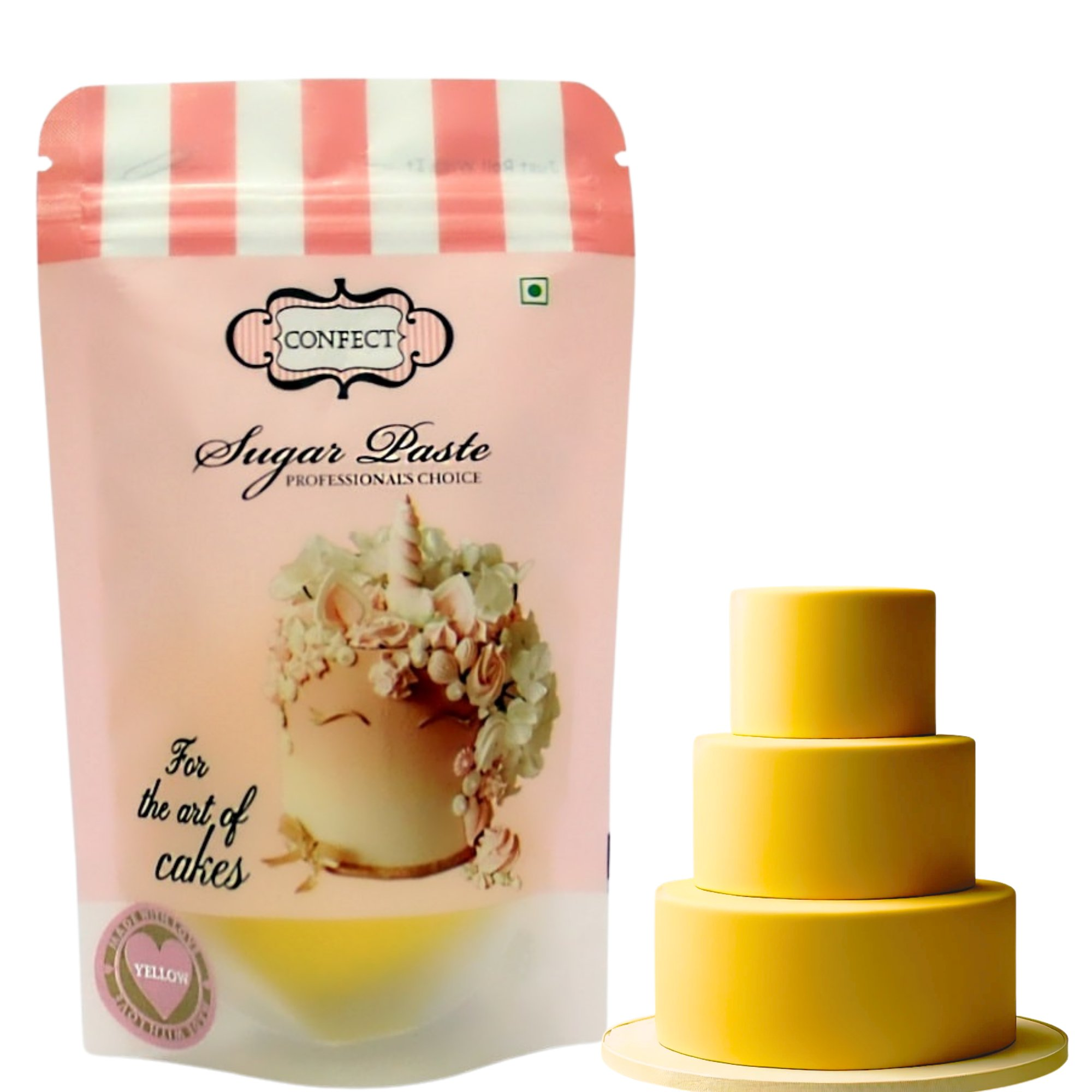 Confect Sunshine Yellow Fondant | Edible Sugarpaste