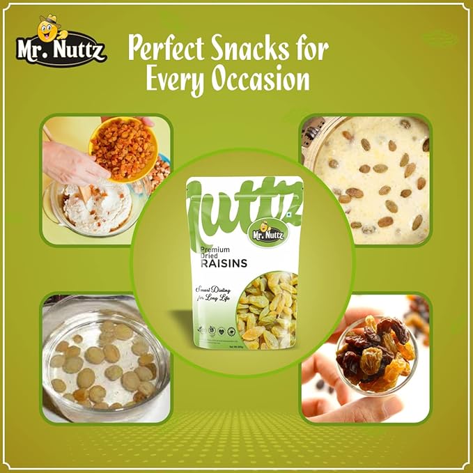 Mr. Nuttz Green Raisins Pouch