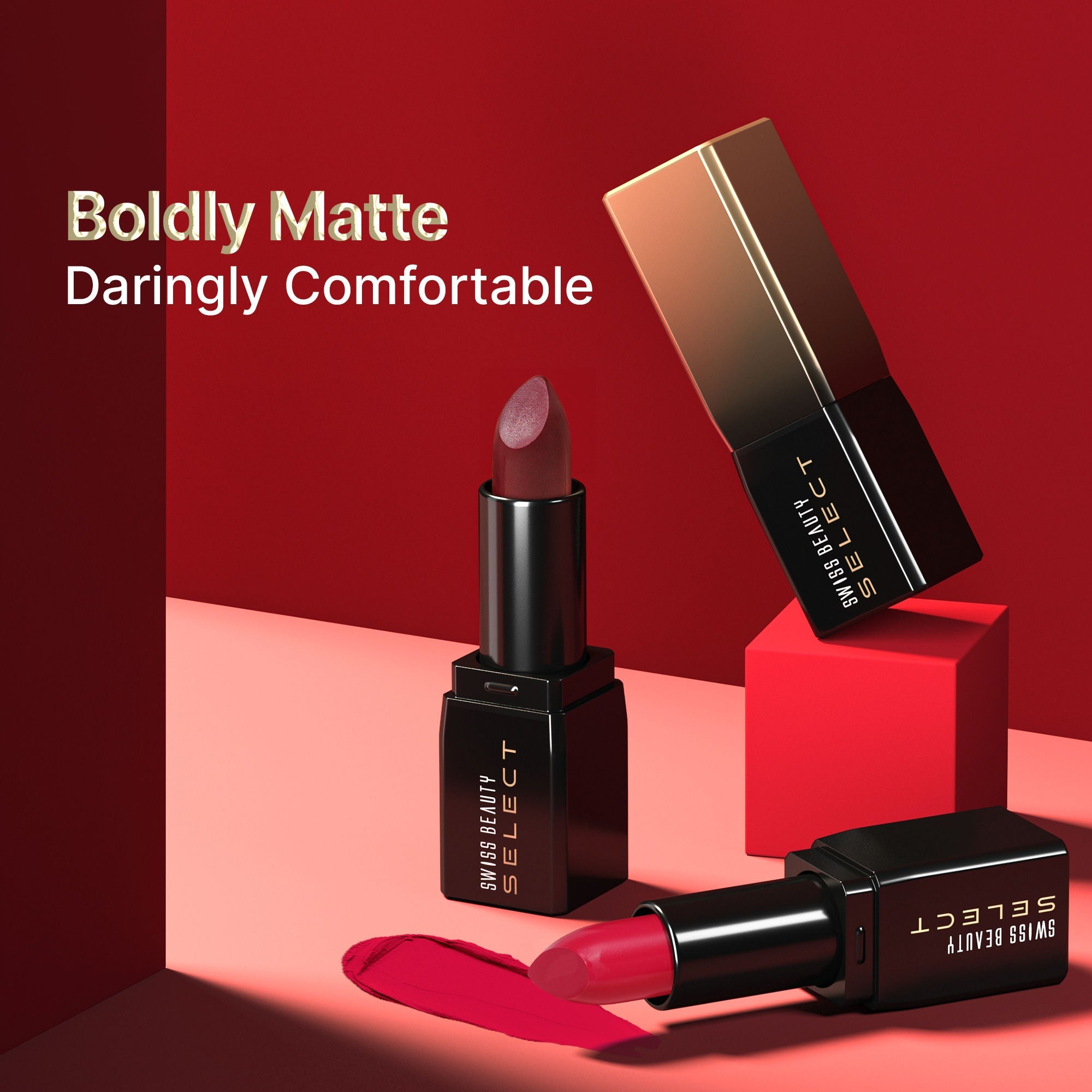 Swiss Beauty Select Dare To Matte Lipstick - 5 Mauve Opulence