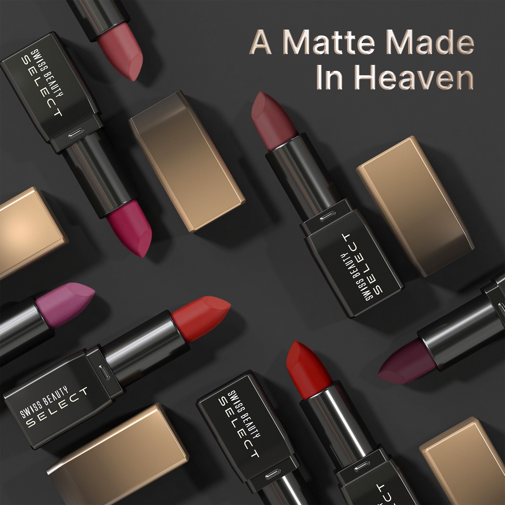 Swiss Beauty Select Dare To Matte Lipstick - 7 Urban Pink