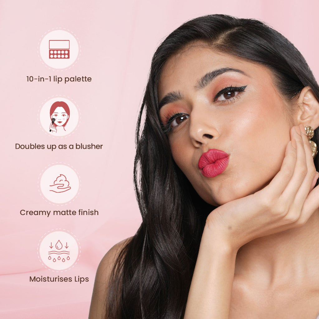 Swiss Beauty All About Lip Palette - 1