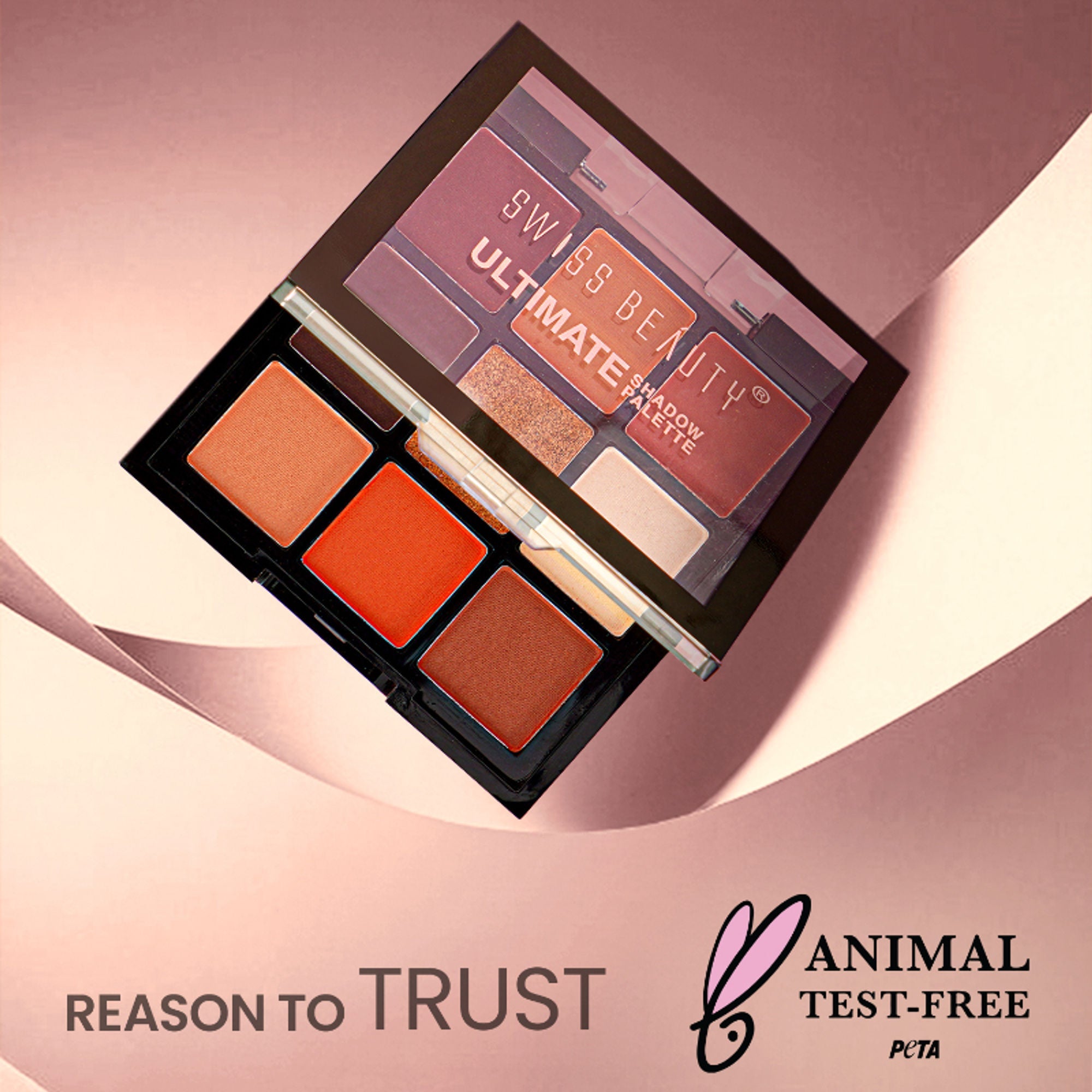 Swiss Beauty Ultimate 9 Pigmented Colors Eyeshadow Palette - 6