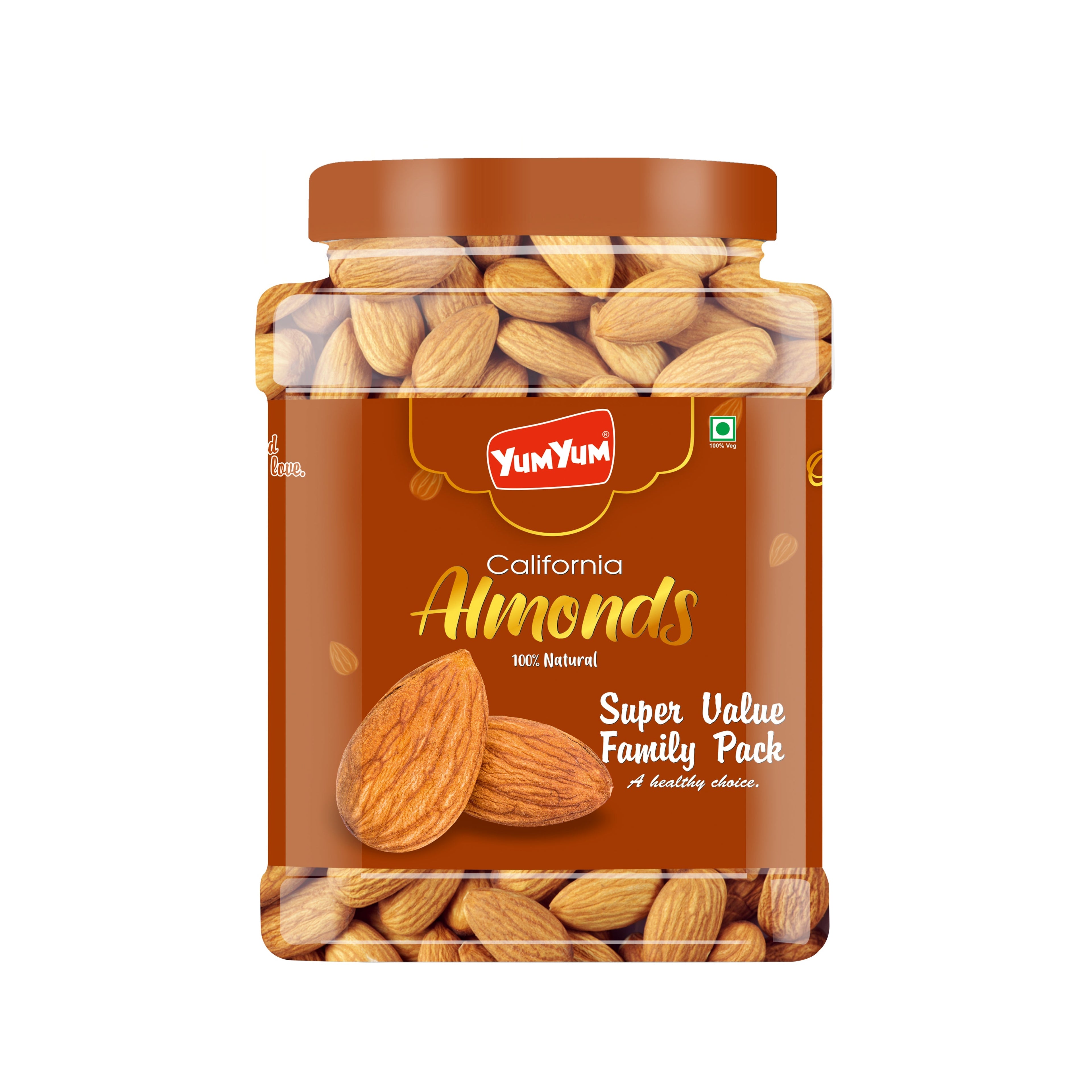 Yum Yum California Almonds Jar
