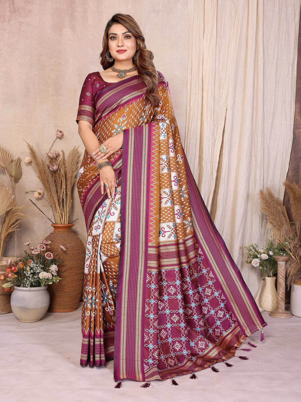 Aastha Fashion Mustard Soft Silk Weaving Saree