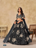 Anaita Black Heavy Art Silk Lehenga Choli With Embroidery Work