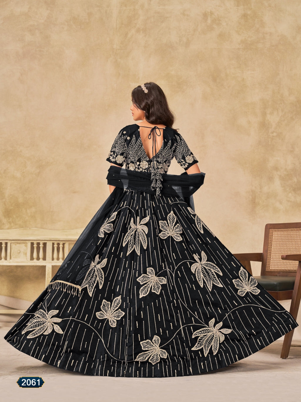 Anaita Black Heavy Art Silk Lehenga Choli With Embroidery Work