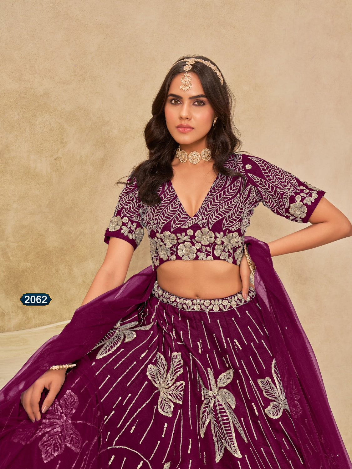 Anaita Maroon Heavy Art Silk Lehenga Choli With Embroidery Work