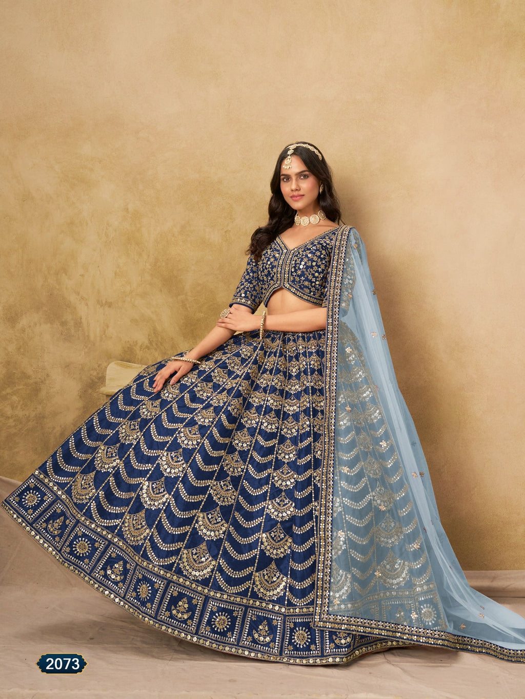 Anaita Teal Blue Art Silk Lehenga Choli With Heavy Embroidery Work