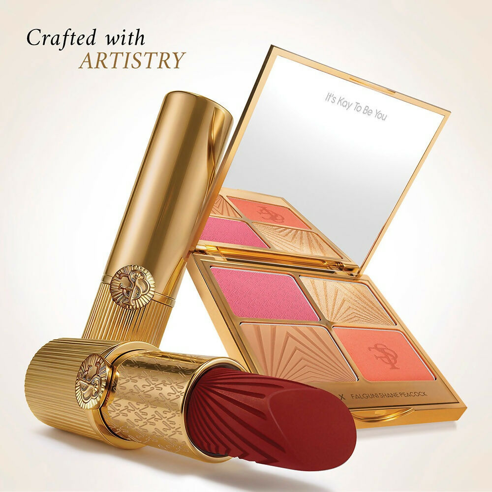 Kay Beauty x Falguni Shane Peacock Luxe Matte Lipstick - Chikankari Crush