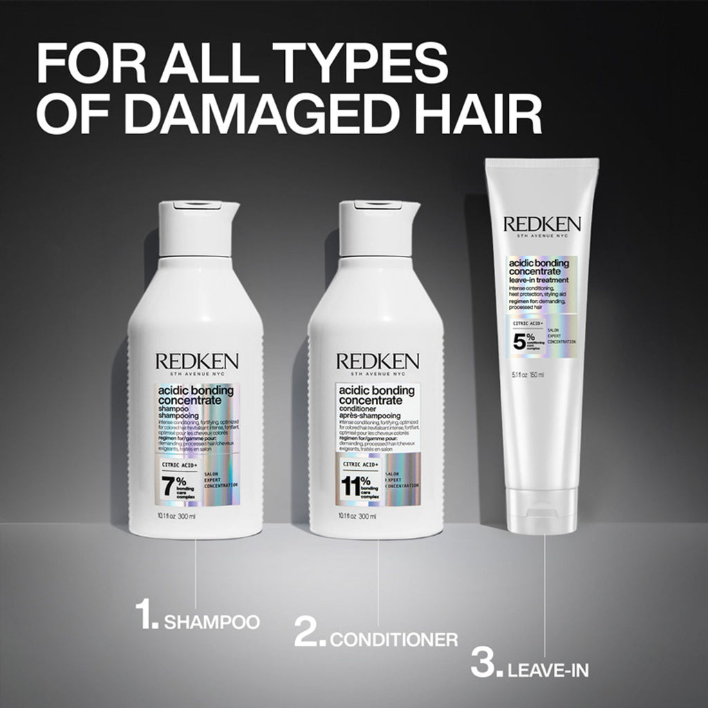 Redken Acidic Bonding Concentrate Conditioner With Citric Acid - Bond Repair For Damaged Hair