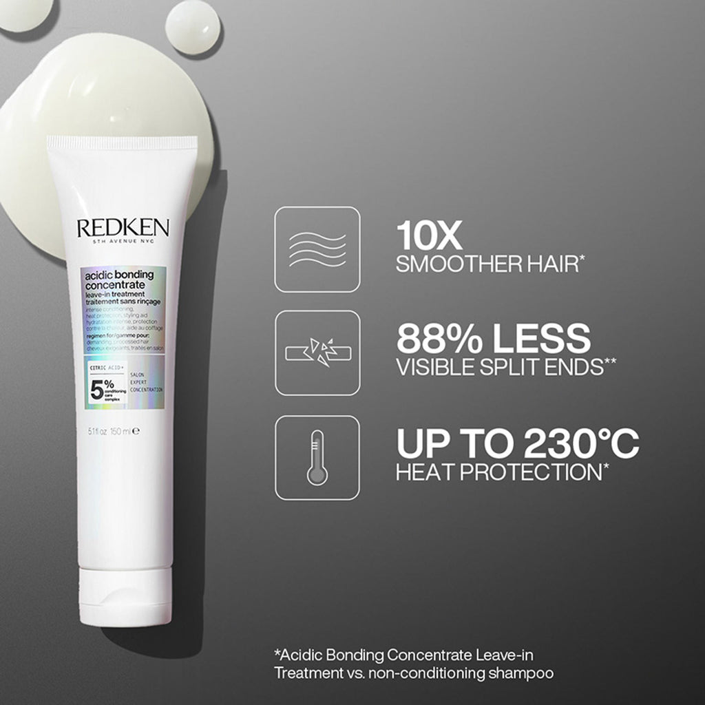 Redken Day & Night Hair Treatment Combo - Acidic Bonding Concentrate Leave-In Treatment & One United