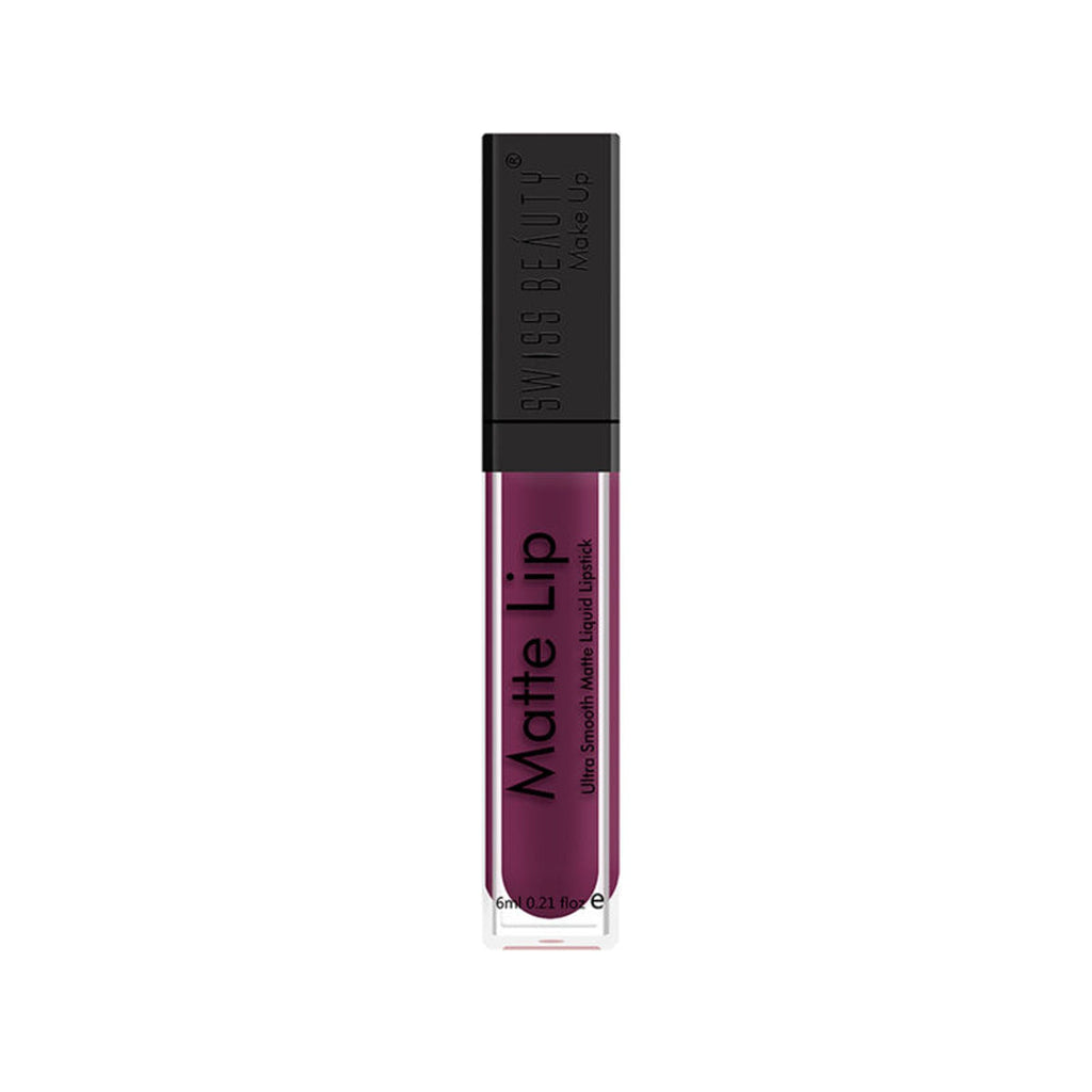Swiss Beauty Ultra Smooth Matte Liquid Lipstick - 26 Purple Villain