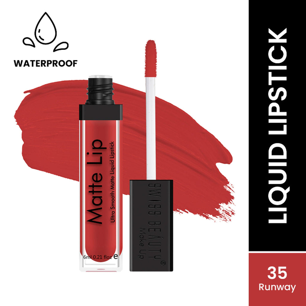 Swiss Beauty Ultra Smooth Matte Liquid Lipstick - 35 Runway