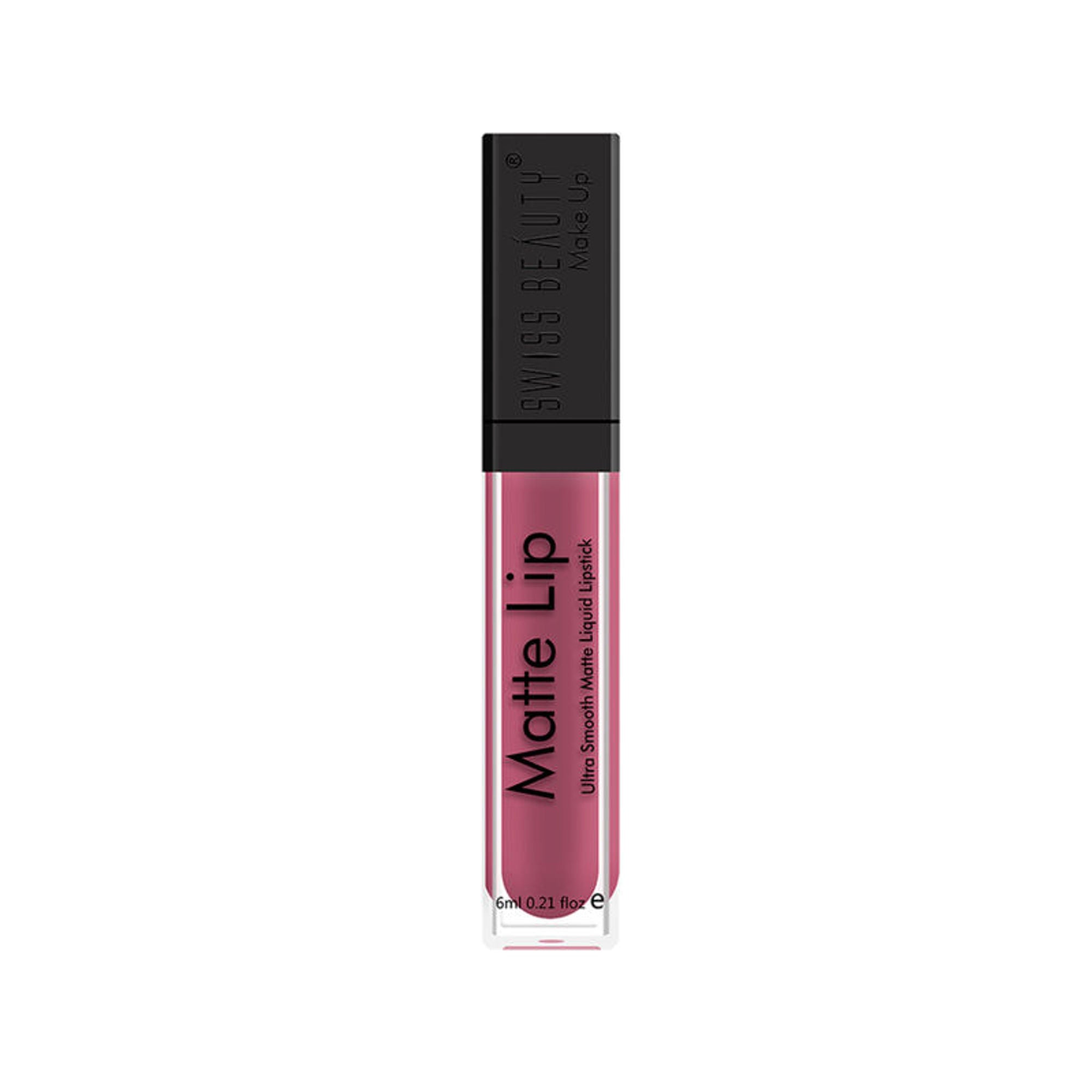 Swiss Beauty Ultra Smooth Matte Liquid Lipstick - 12 Mauve Pink