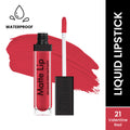 Swiss Beauty Ultra Smooth Matte Liquid Lipstick - 21 Peach Red