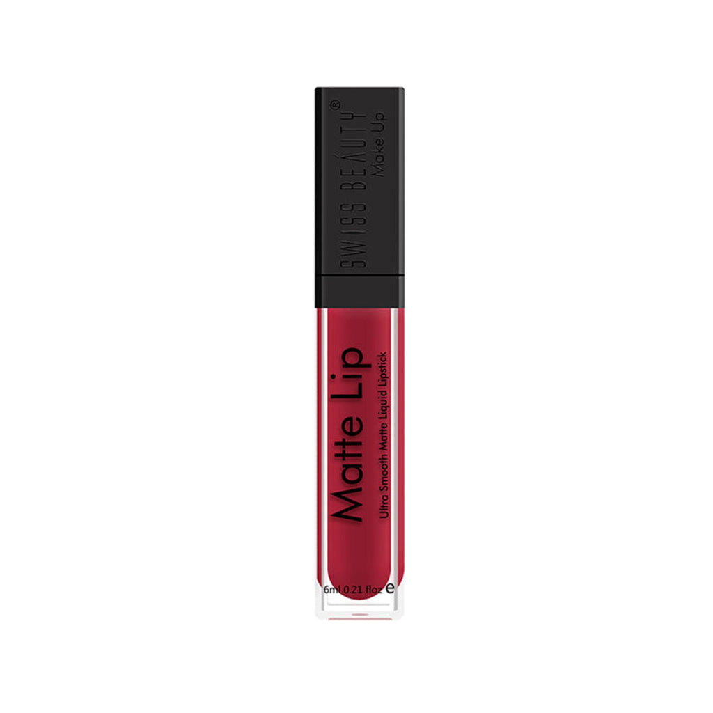 Swiss Beauty Ultra Smooth Matte Liquid Lipstick - 24 Pure Red