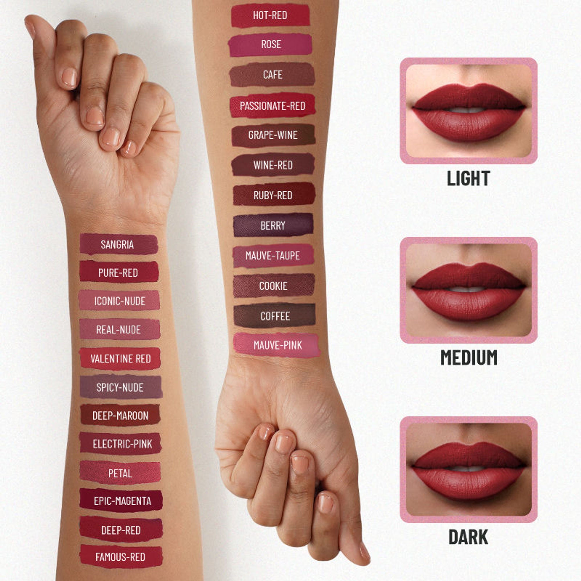 Swiss Beauty Ultra Smooth Matte Liquid Lipstick - 24 Pure Red
