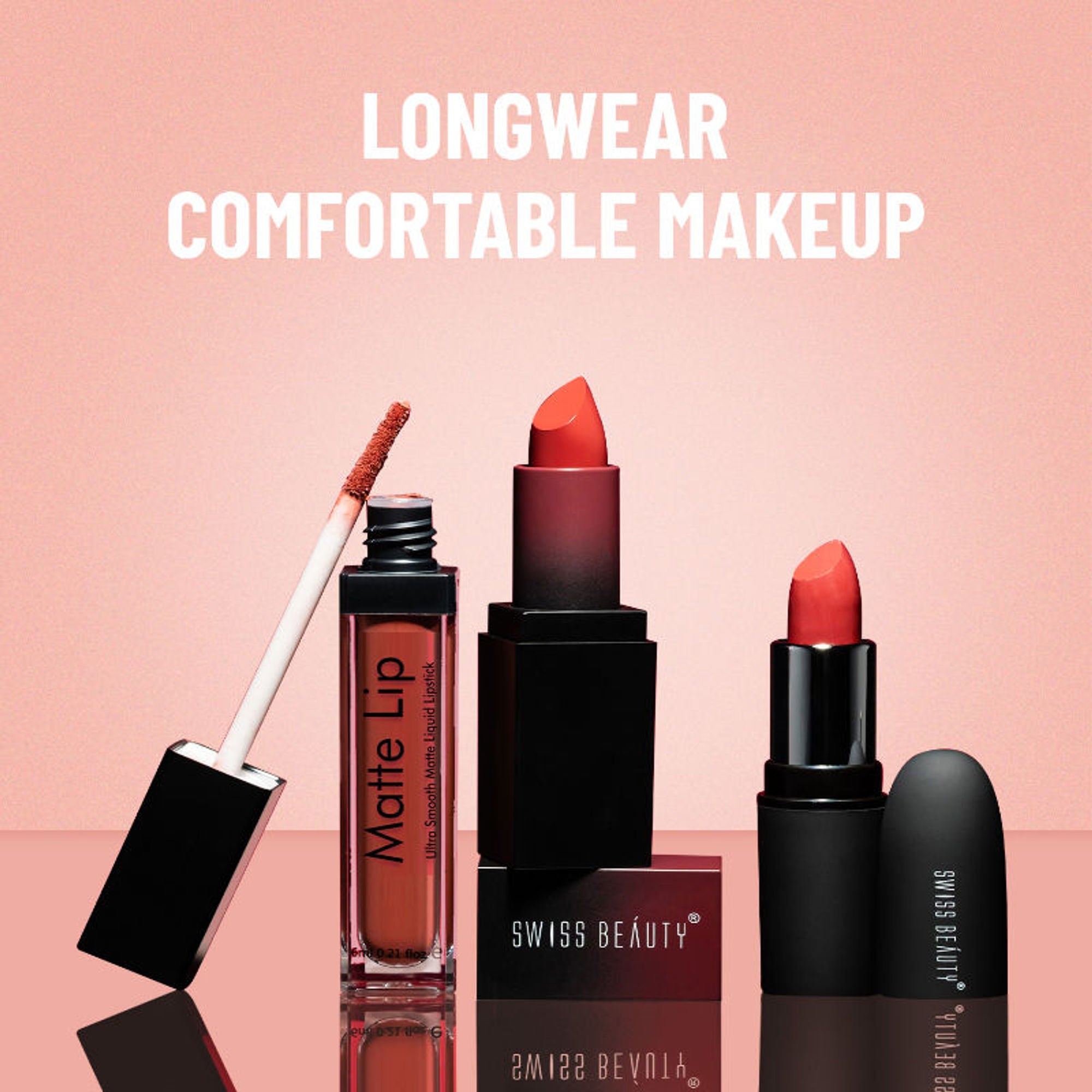 Swiss Beauty Ultra Smooth Matte Liquid Lipstick - 40 Rosewood