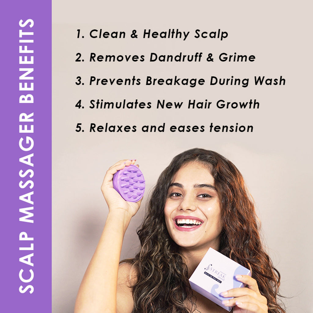 Scalppie Scalp Massager And Shampoo Brush - Midnight Black