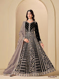 Anaita Black Velvet Anarkali Suits With Heavy Embroidery Work