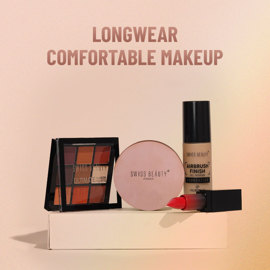 Swiss Beauty Silky & Smooth Oil Control Powder - 4 Natural Beige