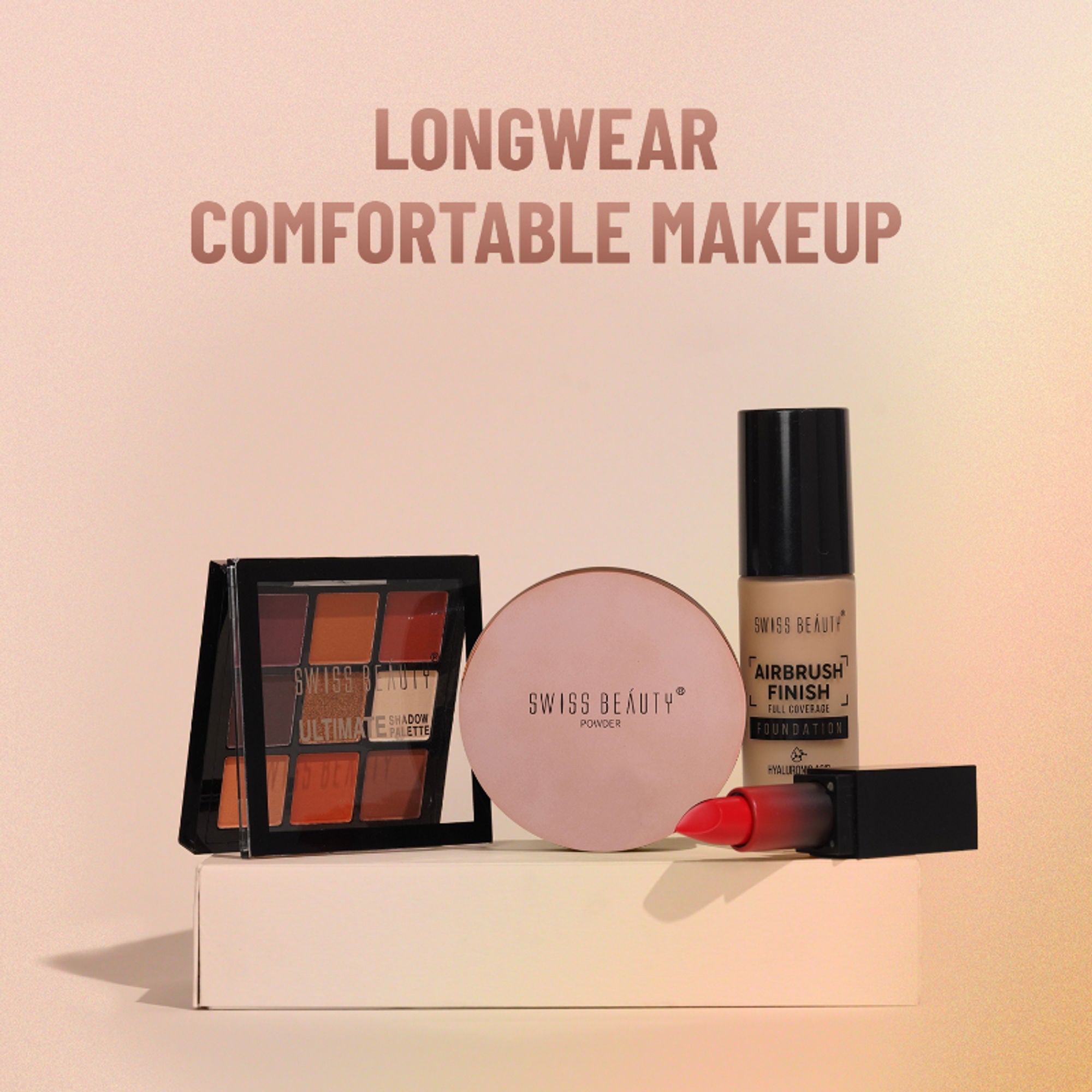 Swiss Beauty Silky & Smooth Oil Control Powder - 4 Natural Beige