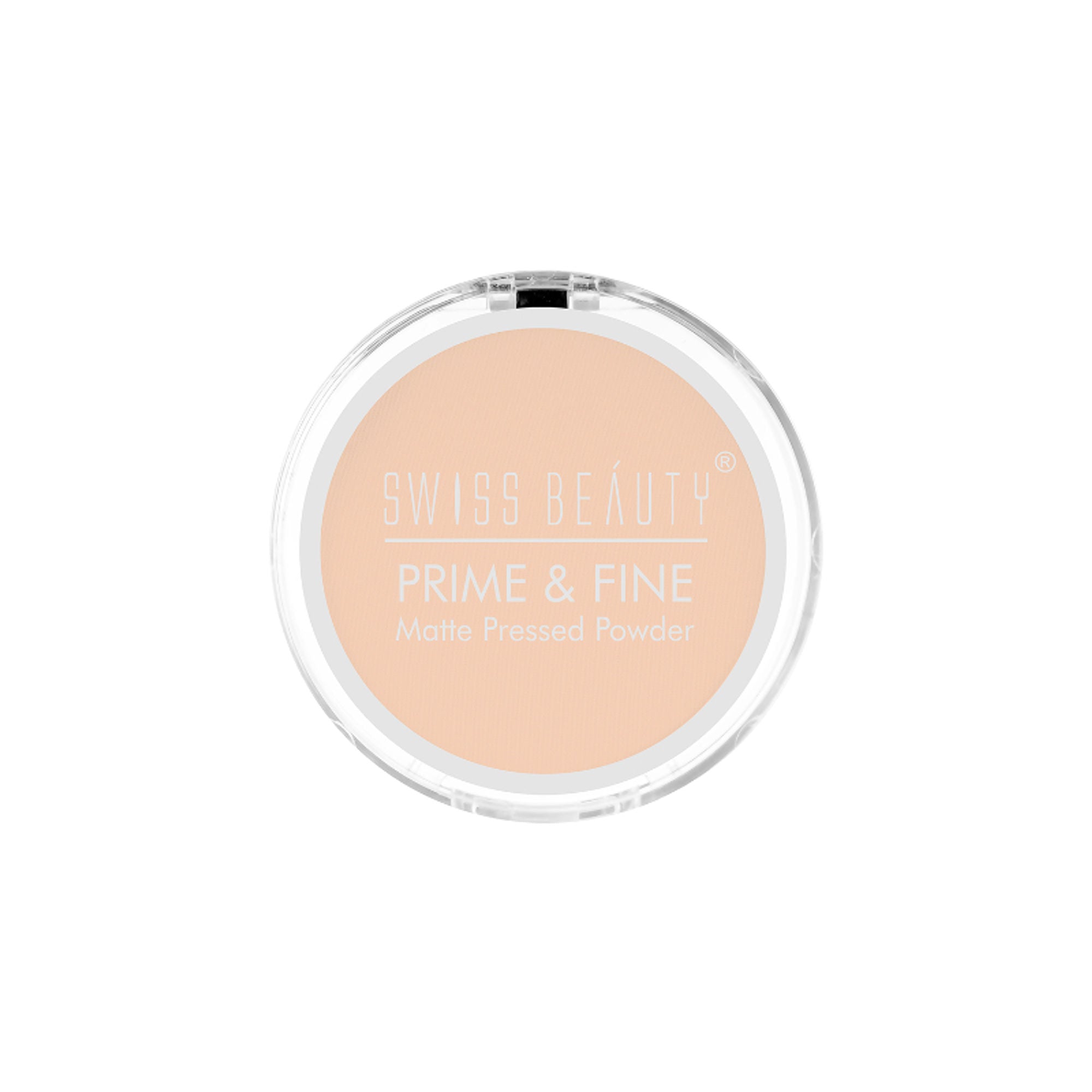 Swiss Beauty Prime & Fine Matte Pressed Powder - 1 Classic Ivory