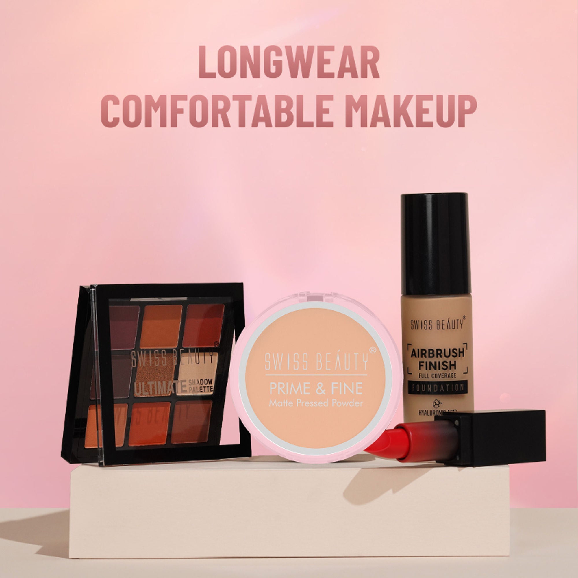 Swiss Beauty Prime & Fine Matte Pressed Powder - 2 Very Natural