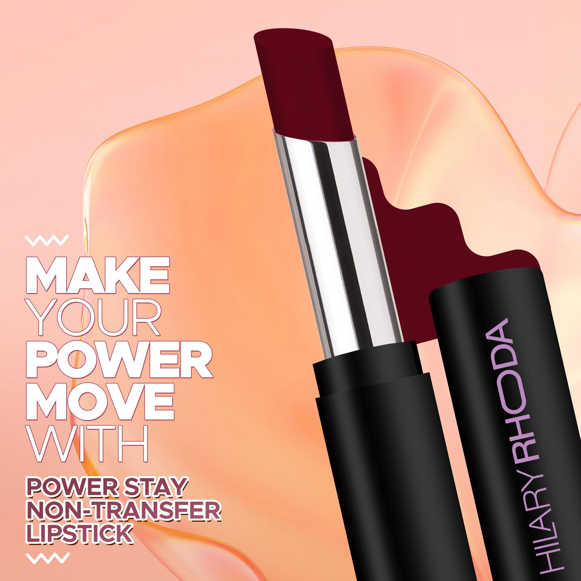 Hilary Rhoda Power Stay Non Transfer Lipstick - Rich Red 14