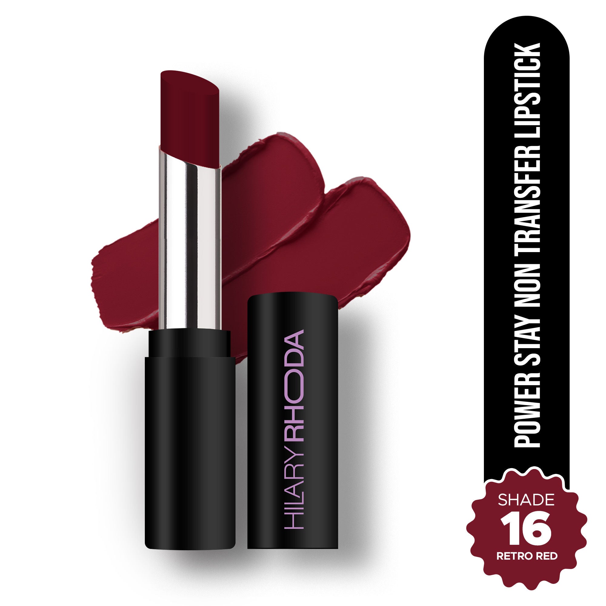 Hilary Rhoda Power Stay Non Transfer Lipstick - Retro Red 16