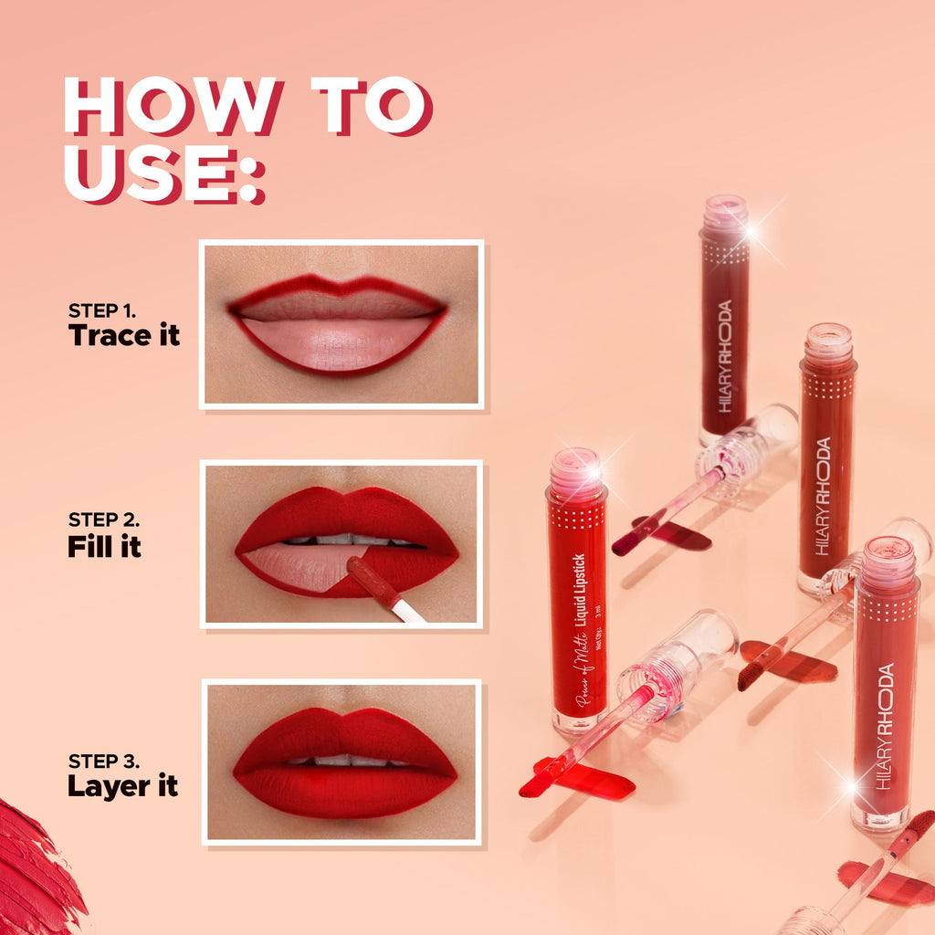 Hilary Rhoda Power Of Matte Liquid Lipstick - Elegant Pink 10