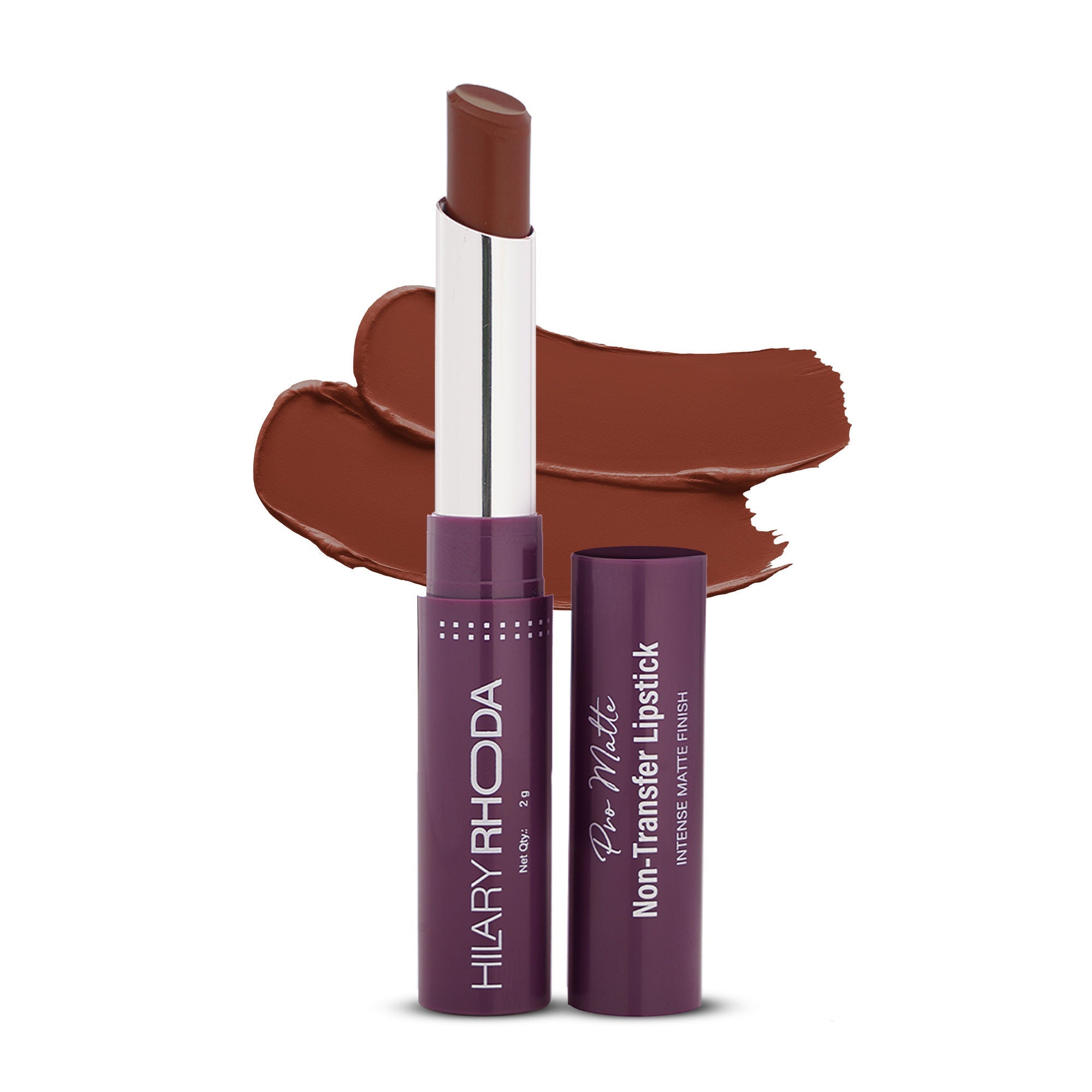 Hilary Rhoda Pro Matte Non-Transfer Waterproof Lipstick - Nude Brown 03
