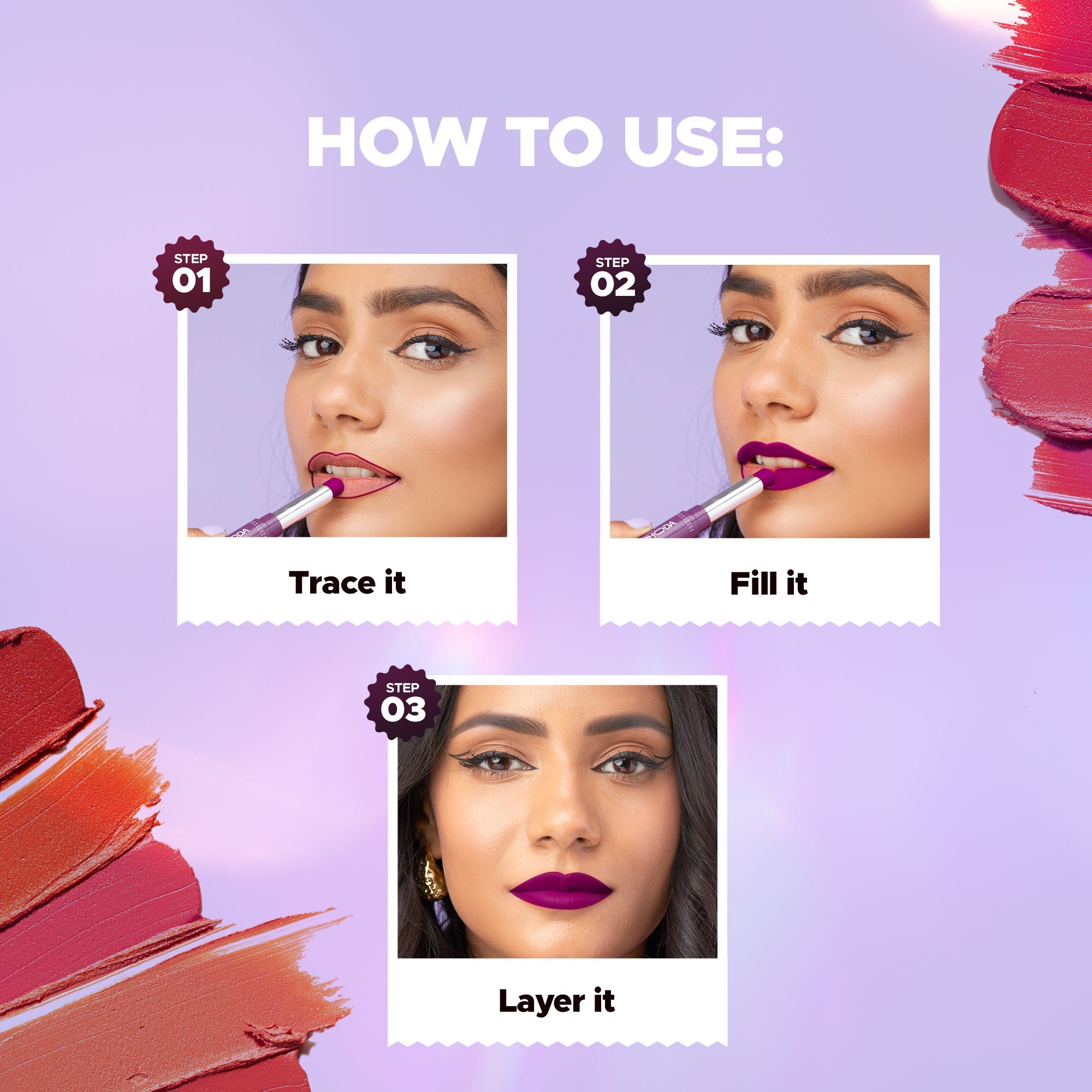 Hilary Rhoda Pro Matte Non-Transfer Waterproof Lipstick - Wild Orchid 09