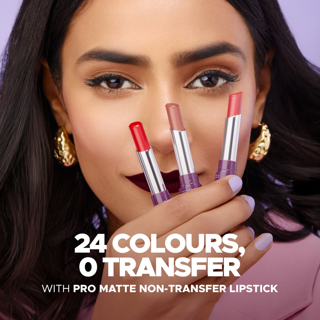 Hilary Rhoda Pro Matte Non-Transfer Waterproof Lipstick - Wine Rouge 24