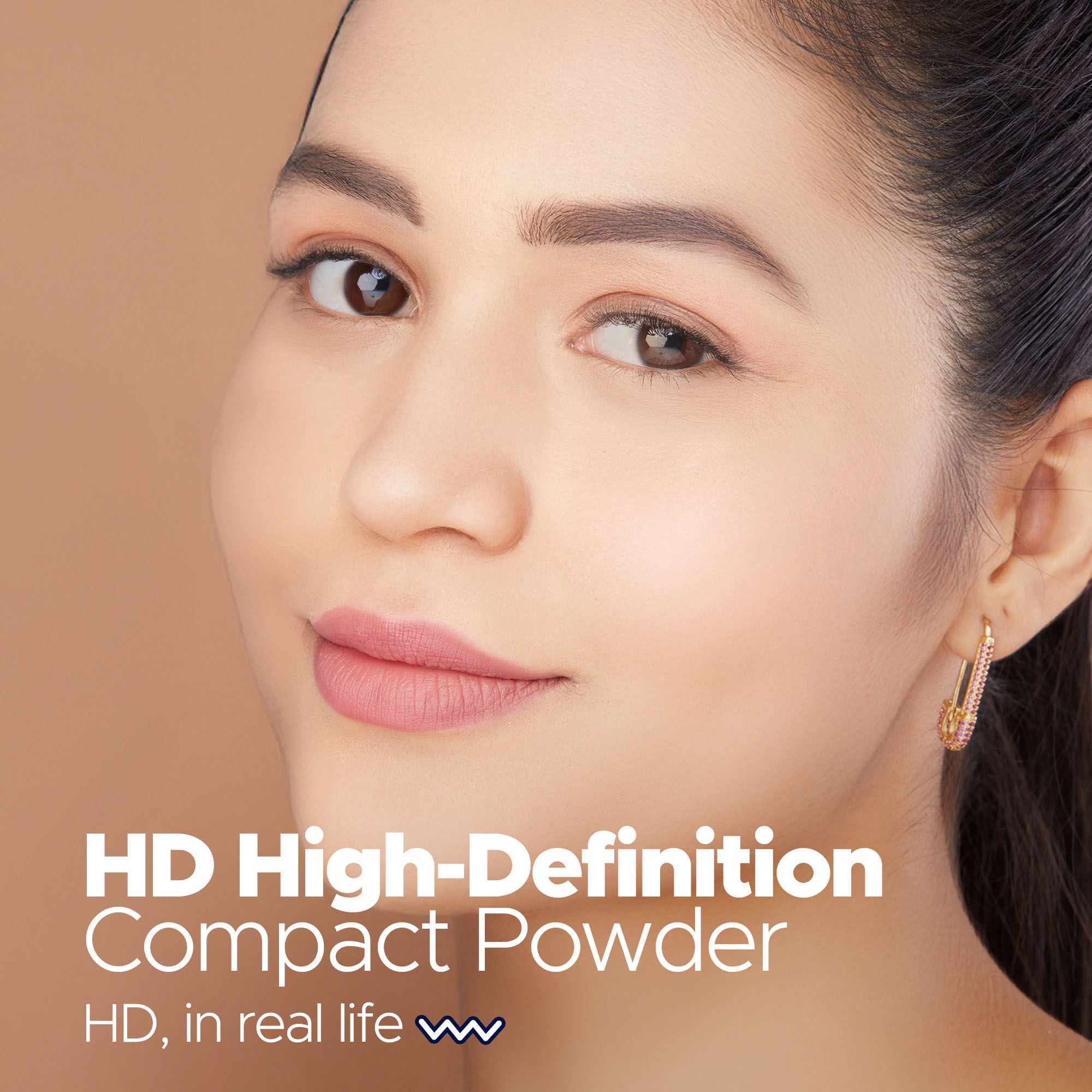 Hilary Rhoda HD High-Definition Matte Pressed Powder - Buff Beige 03